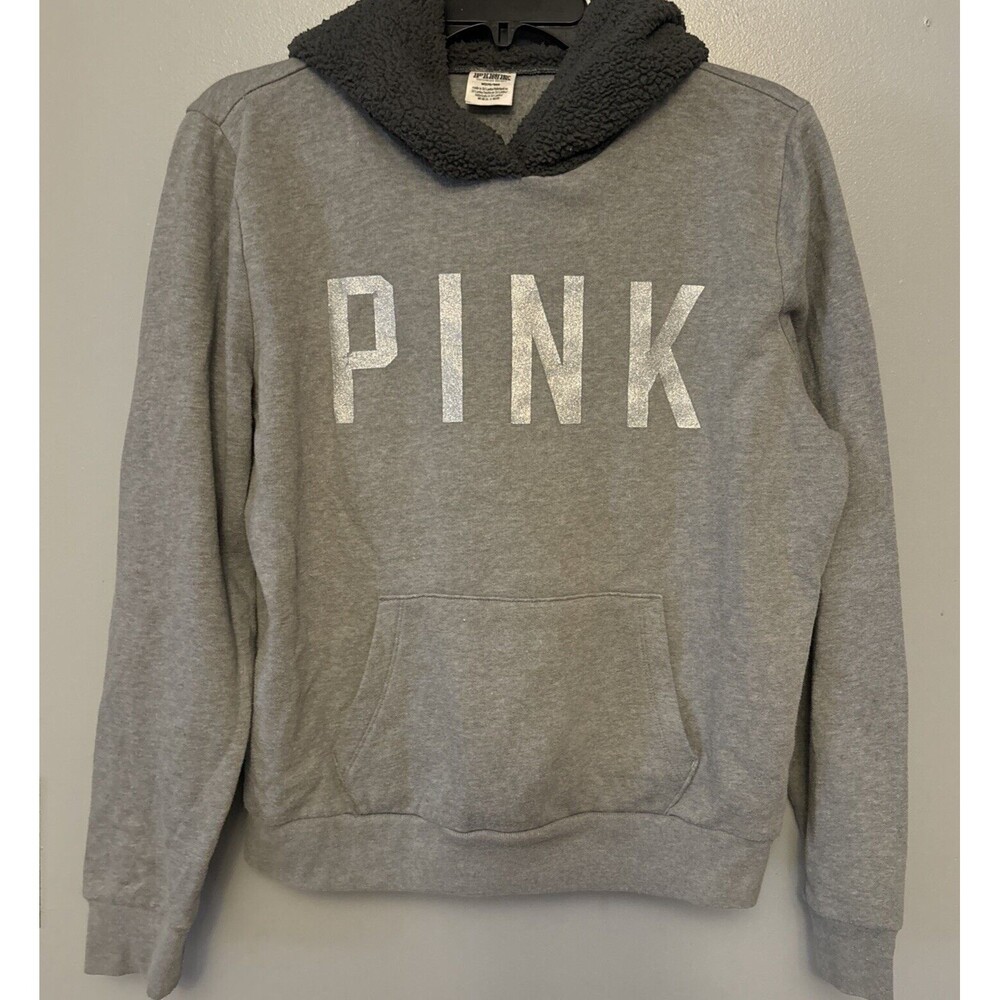 Victoria’s Secret VS PINK Hoodie Sweatshirt Top Size Medium .